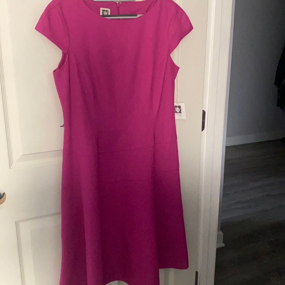 New with Tags Anne Klein Fuchsia Dress